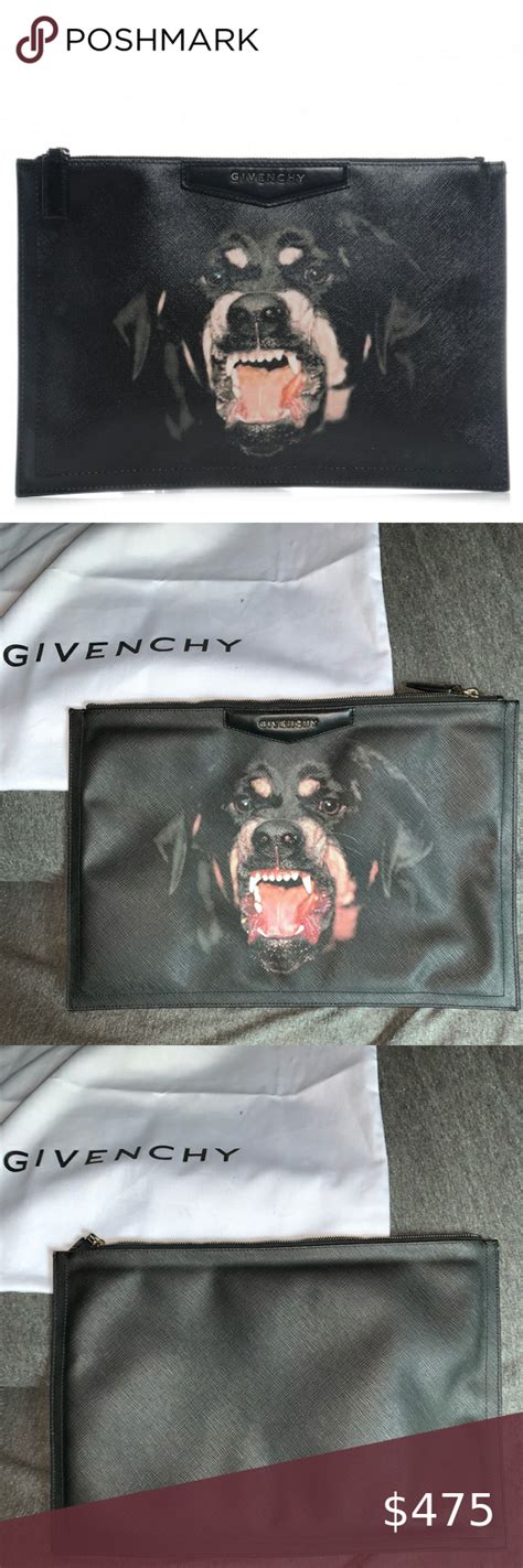 givenchy dog clutch|vintage givenchy clutch.